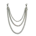 Lainrrew Trousers Chain, Pants Chain Belt Chain Wallet Chain Pocket Chain Hip Hop Punk Jeans Chain Key Chain Goth Accessories for Eboy Egirl Women Men (Silver)