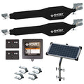 Ghost Controls TDS2XP Heavy-Duty Solar Dual Automatic Gate Opener Kit for Swing Gates Up to 20 Feet - size: Solar Dual Swing Gate Opener