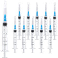 15 Pack 3ml 23Ga Plastic Syringe with Measurement for Scientific Labs and Industrial Dispensing, Disposable Individually Wrapped (15, 3ml-23Ga) - size: 3ml-23Ga