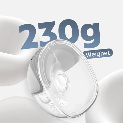 MomMed Wearable Breast Pump (Model S21) – Double Electric Hands-Free Breast Pump, Leak-Proof Design, 3 Modes (Stimulation, Expression, Auto) & 12 Vacuum Levels, Portable and Quiet, Gray, 2Pack - color: Gray