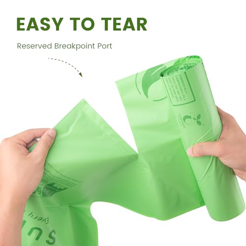 SUPERBIO 33 Gallon Compostable Yard Waste Bags, 120 Count Bulk | Lawn & Leaf Bags, Extra Thick 1.57 Mil, BPI and OK compost INDUSTRIAL - style: 33 gallon,120 count