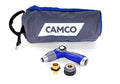 Camco 20’ Coiled Water Nozzle with Adjustable Spray Pattern Kit – Hose Design Prevents Kinking and Tangling, for Car Washing and Gardening (41980) - style: 20' Coiled Water Hose Kit