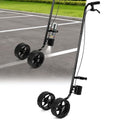 CAROD Marking Paint Wand, Dual-Wheel Line Marking Wand Sprayer Compatible with Inverted Marking Paint, Side Push Marking Stick for Ground Sport Field Parking Lot Spray Applicator (Black)