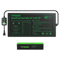 VIVOSUN 10"x20.75" Seedling Heat Mat with Built-in Temperature Controller | UL & MET-Certified Waterproof Plant Heating Pad for Germination, Hydroponics, Brewing, Breeding, and Greenhouses - size: 10"x20.75"
