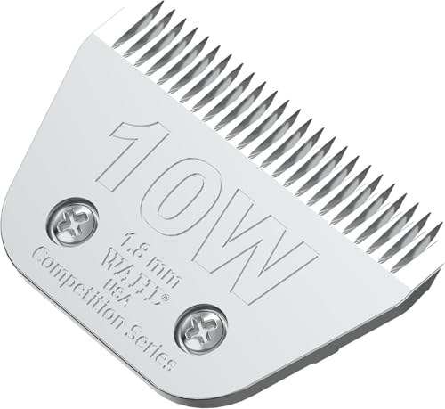 Wahl Professional Animal Competition Blade, 2377-100, 10 W | Extra Wide, Detachable Blade with 1/16 in Cut Length - size: 10 W