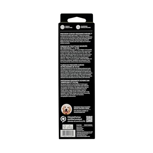 Tweezerman 7" Pet Grooming Shears-Safety Round Tips for Dogs & Cats - style: 7" Shears