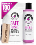 Pink Miracle Shoe Cleaner Kit with Bottle and Brush For Fabric Cleaner For Leather, Whites, Suede and Nubuck Sneakers - size: 4 oz