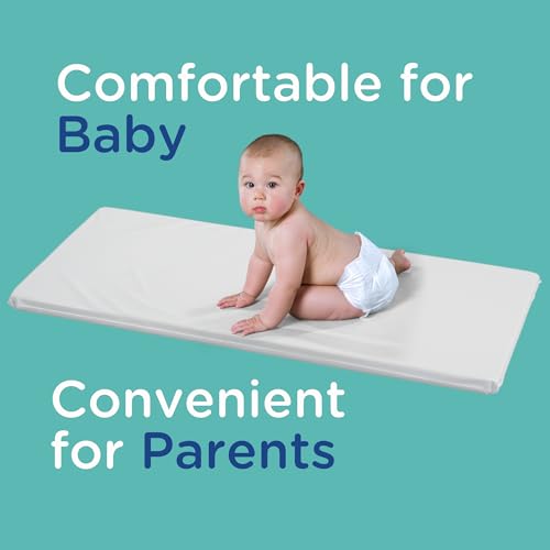Children's Factory Vinyl Changing Pad with Waterproof Seams, 39" x 17" Pad | Wipeable Baby Changing Pad, Easy to Clean Portable Changing Pad, Changing Table Pads for Parents, Preschools and Daycares