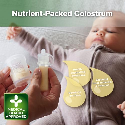haakaa Silicone Colostrum Collector 6ml/6pcs & Lidded Cup 25ml Pack | World-first design, 3-in-1 Collector, Safe food-grade silicone-BPA Free, Ready-to-use pack,Replace disposable syringes - size: 6 Count (Pack of 1)-6ml + Feeding Cup