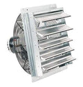 Fantech 2SHE1871 Axial Wall Shutter Fan, Direct Drive, 1/15 HP, 115V, 1 Ph, TEFC, 18" - size: 18"