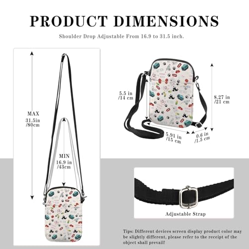 GJTIM Veterinary Technician Gift Vet Receptionist Gift Vet Assistant Gift Vet Medicine Graduation Gift Zipper Pouch Makeup Bag (Vet Tech Pattern CR) - color: Vet Tech Pattern Cr