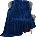 Utopia Bedding Ultra Soft Fleece Bed Blanket Throw Size Navy (50x60 Inches) | Microfiber Plush Warm Lightweight Breathable Cozy Blanket Anti-Static, All Season Use, Gift for Women and Men - color: Navy, size: Throw (50x60 Inch)