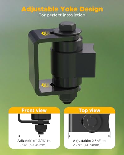 Weldable Gate Hinges for Metal Gates, Heavy Duty Weld on Hinge | Latest Model Sealed Bearings, Adjustable Gate Hinges for Welding on Larger Iron or Steel Vehicular Pedestrian Gate