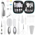 Baby Healthcare and Grooming Kit for Newborn Kids, 31PCS Upgraded Safety Baby Care Kit, Newborn Nursery Health Care Set, Baby Care Products （Grey White) - style: GREY WHITE-31