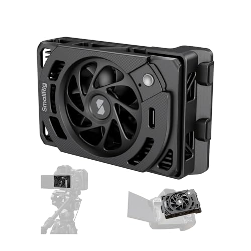 SMALLRIG R50 V / R5 II/ R5 / R50 / PowerShot V1 Camera External Cooling System with Dual-Speed Modes, Snap-On Cooling Fan with TEC Cooling Module for Sony ZV-E1/ A7 IV/ A6700/ FX3-5063 - style: for Canon