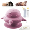 Pet Nursing Kit, Puppy Milk Feeder Bottle, Silicone Feeding Nipple for All Breed of Puppy, Kittens and Other Animals (Pink) - color: Pink