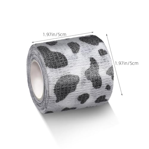 POPETPOP 6 Rolls Self Adhesive Bandage Wrap for Dogs Cats Rabbits Breathable Vet Wrap Dirt-Resistant Elastic Cloth for Paw Protection Wound Care Outdoor Activity 1.96In Rolls