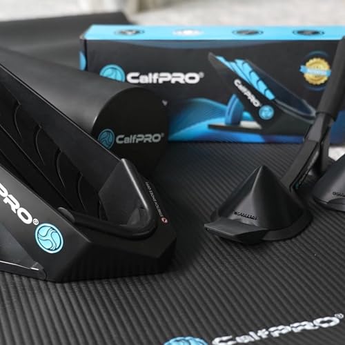 CalfPRO Slant Board for Calf Stretching - Deep Calf Stretcher & Foot Rocker | Physical therapy grade deep calf stretch for plantar fasciitis, Achilles tendonitis, tight calves & lasting heel pain relief