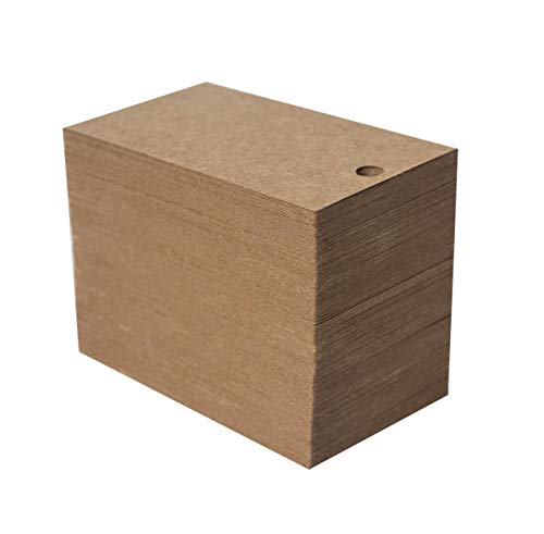 400 Pack Earring Cards - Earring Display Cards - Hanging Earrings - Bulk Cards - 2 x 3.5 Inches - Brown (Pack of 400) - color: 400 PACK