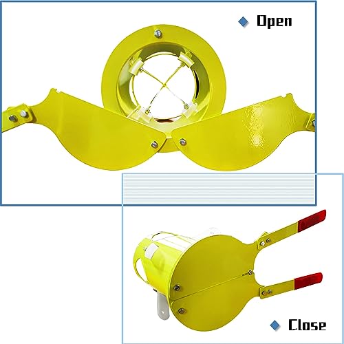 Big Bag Dispenser Bulk Bag Unloader, Dischargers for Farms Construction Industry(Yellow) - color: Yellow