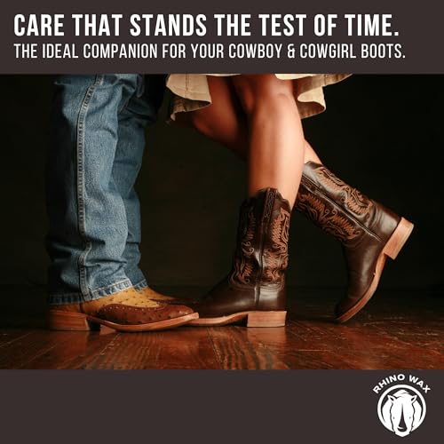 Cowboy Boot Care Kit: Boot Scrub, Oil, Brushes & Cloths Included | Clean, condition and protect cowboy boots with boot scrub, oil, brushes and cloths made for western leather boot care.