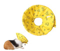 Hamster Rabbit Protection Cone Neck Recovery Collar - Small Animal Pets Elizabethan Collar Anti-Water Bite Sratch Risistant for Guinea Pig Mice Mouse Rats Ferret Squrrel (L, Yellow) - color: Yellow, size: L