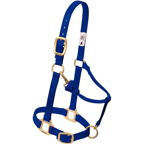 Weaver Leather Original Adjustable Nylon Horse Halter, Weanling/Pony, Purple