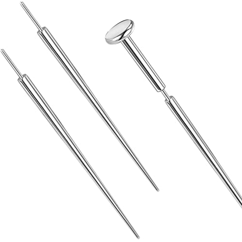 14g/16g/18g/20g ASTM F136 Titanium Piercing Kit Taper Insertion Pin | for Threadless Push In Tragus Helix Lip Nose Helix Piercing Jewelry Cartilage Earrings Labret Studs Nose Stud Stretcher - color: 2 Tapers for 16g(1.2mm) Threadless Bar