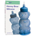 TalkTools Honey Bear Silicone Straw Cup, Dishwasher Safe Baby Drinking Bottle, Premium Food-Grade Material, Honeybear Sippy Cup for Ages 4+ Months, Kids and Toddlers (Single 8oz) (Ocean) - color: Ocean
