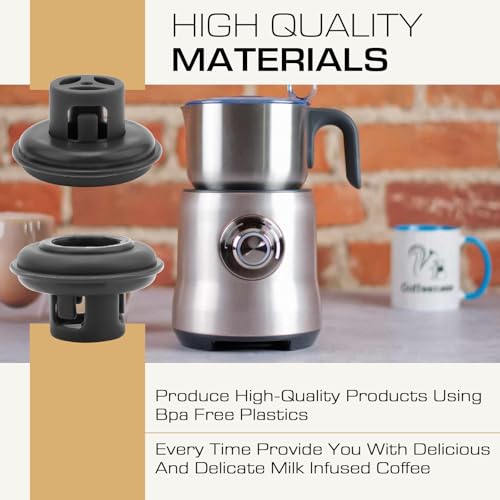 BMF600XL Latte Frothing Disc Replacement for Breville Milk Cafe | Stainless Steel Frother Plate Coffee Machine Accessory Solves Uneven & Weak Milk Frothing For Latte, Cappuccino Daily Brewing