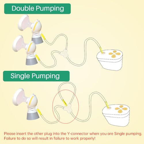 PumpMom-us Replacement Tubing for Medela New Pump in Style Maxflow Breast Pump, Compatible with Medela Spare Breastpump Parts Tubes - size: For New PIS Maxflow