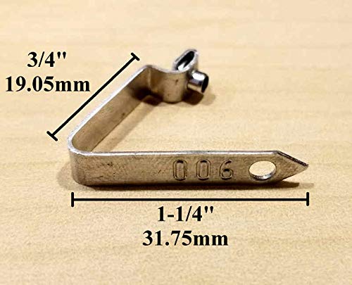 Zip Wing Bands Numbered - NOT Stamped Aluminum Chicken Pheasant Poultry Duck Wing Identification Tags (100, Orange) - color: Orange