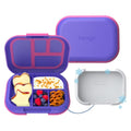 Bentgo Chill Kids 4-Compartment Bento Box Leakproof Lunch Box | Built-In Ice Pack, 3.3 Cup Capacity, BPA-Free, Microwave & Dishwasher Safe Tray, Ideal for Ages 3–7 (Electric Violet) - color: Electric Violet
