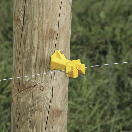 Zareba IWNY-Z Yellow Slant Nail Insulator - 250 Pack - size: 250 Pack