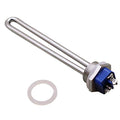 DERNORD 12V 150W Immersion Heater Submersible Water Heater Element Stainless Steel Heating Element with 1 Inch NPSM Flange - size: 12V 150W