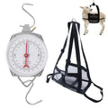 Mechanical Hanging Scales 440lbs/200kg with Calf Sling | Weighing Sling for Calves Lambs Goats Newborn Livestock Dogs, High Accuracy Large Display Spring Dial Weight Scale - color: A2:Gray Hanging Scale 440lbs/200kg&Calf Sling