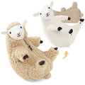Furvana Shaved Sheep Stuffed Animal | Sheep Plush Toy , Cute Plushie for Girls , Sleeping Pet Buddy, Lamb Stuffed Animal Birthday Gifts for Kids Christmas