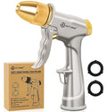 AUTOMAN Garden Hose Nozzle Sprayer - High Pressure 100% Metal Water Spray Nozzle With 4 Patterns - Heavy Duty for Watering Plants, Lawns, Washing Cars & Pets - style: 4 Patterns