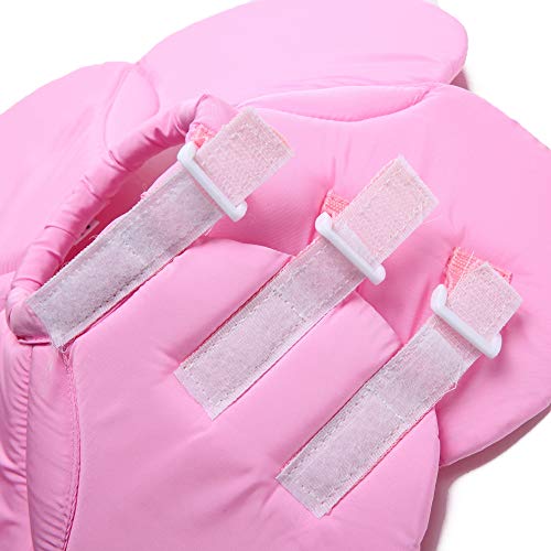Dog Cone E-Collar Flower Soft Elizabethan Waterproof Grooming Recovery Protective Adjustable Collar for Puppy Small Medium Dogs (S Neck:9-11in, Pink) - color: Pink, size: S Neck:9-11in