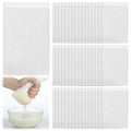50 Pack Nylon Straining Nut Milk Bag 11.7" x 7.8" Fine Mesh Food Strainer Filter Cheese Cloth Bags for Nut Milk Juice Yogurt Cold Brew Tea Coffee Home Brewing