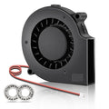 12V Brushless DC Centrifugal 75mm x 15mm Blower Mini Turbo 2Pin Fan for Humidifier、Helmet、3D Print - style: 75 x 15 12v2p