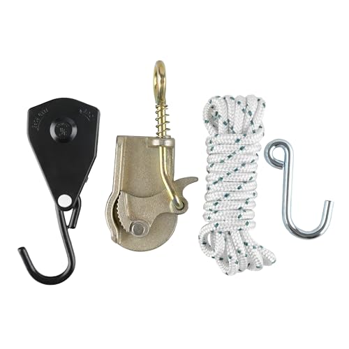 Zareba Electric Fence Tension Kit - Quickly & Easily Add Tension to Electric Fence System - ATENSIONKIT-Z - Kit Includes 1 Ratchet, 1 S-Hook, 1 Clamp, and 1 Length of Rope