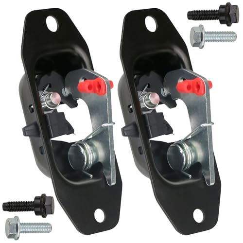 Tailgate Latch Lock w/Bolts 23158822 38677 Compatible with 2007-2018 Chevrolet Chevy Silverado/GMC Sierra 1500 2500 HD 3500 HD for Rear Tail Gate Panel Side Left & Right - size: 2007-2014