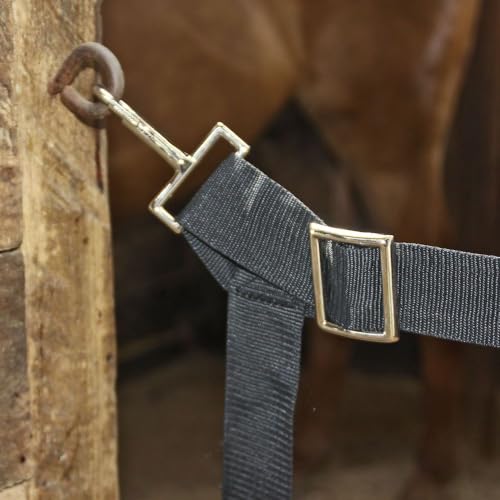 Dura-Tech Cordura Horse Stall Guard | Adjustable 44" to 52" Wide | Heavy-Duty Vinyl-Coated Polyester Center | Durable 2" Nylon Web Straps | Ideal for Barn & Show Stalls