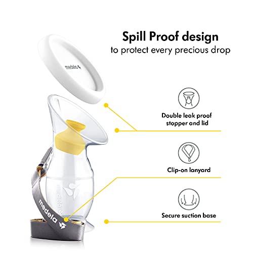 Medela Silicone Breast Milk Collector | 3.4oz | 1Ct - style: Silicone Breast Milk Collector