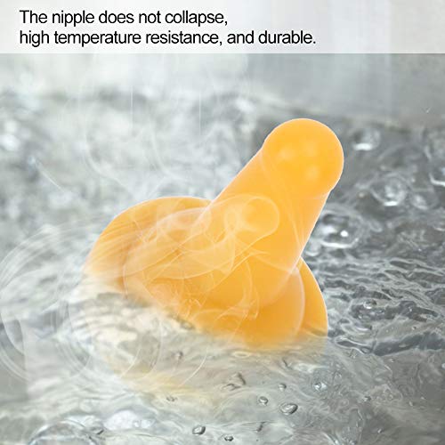 Pet Feeding Silicone Nipple, Nursing Bottle Kits - Replacement Nipple for Cat Feeding Bottle - 15-Pcs