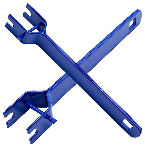 Wire Tensioner Electric Fence Strainer Handle in-line Strainer Handle Fence Tightener Wire Tightener Wrench Tightener Tool（Blue）