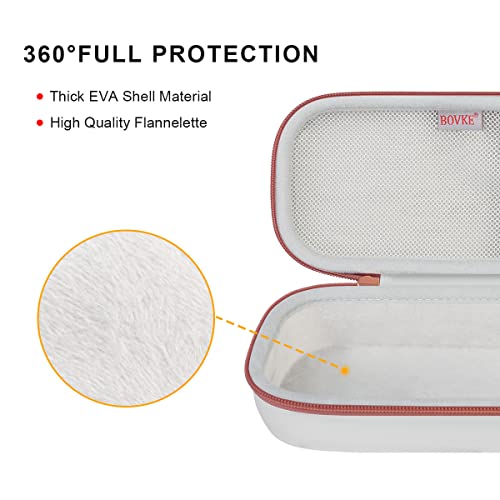 BOVKE Case for 3M Littmann Classic III/Cardiology IV - White Rosegold | Lightweight II S.E/ MDF Acoustica Stethoscopes Hard Bag, Medical Supplies Case for Nurses, Doctors, Nursing School Essentials - color: White Rosegold