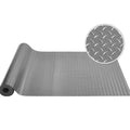 Petgrow 2.8mm Thickened Garage Floor Mat, Custom Size Parking Mat | Non-Slip PVC Floor Protector for Under Car,Golf Cart,Rubber Motorcycle Mat, Large SUVs,MPV, Pickup Truck,Gray - size: 4FT X 10FT