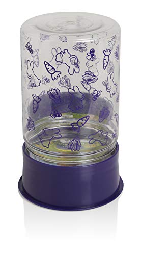 Lixit Reversible Waterer/Feeder for Rabbits and Other Small Animals. (Pack of 1),Purple - size: Pack of 1